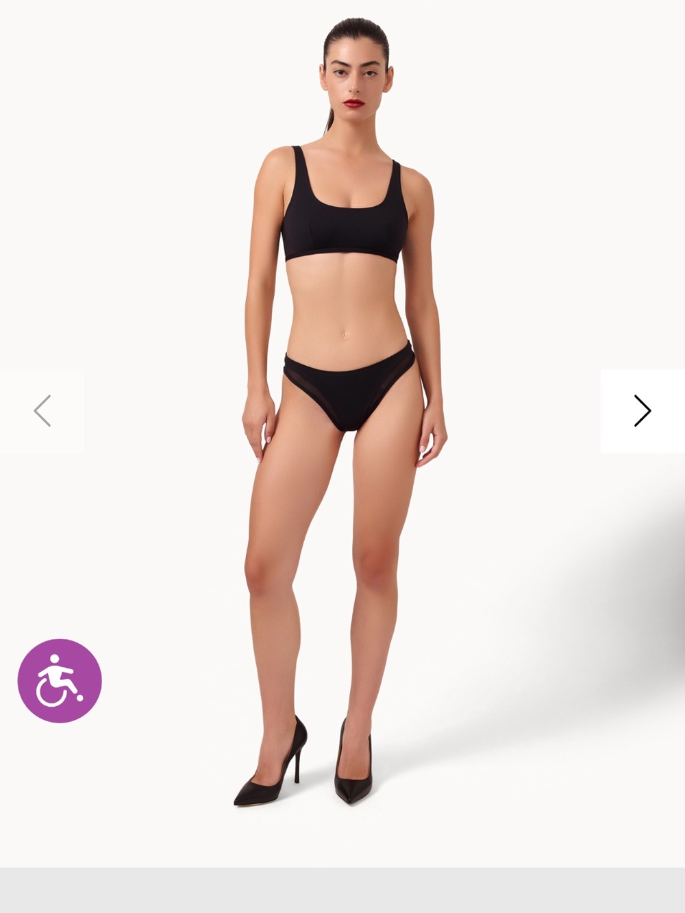 Wolford Black Bikini NWT